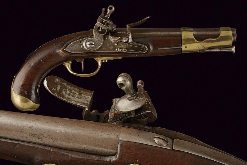 Pistola a pietra focaia Mod. 1763 del periodo rivoluzionario