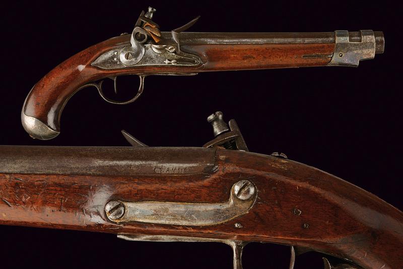 Pistola a pietra focaia Mod. AN II del periodo rivoluzionario