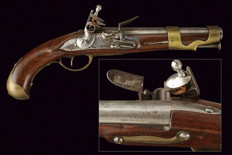Pistola a pietra focaia AN VIII del periodo rivoluzionario