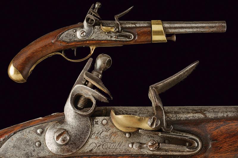 Pistola a pietra focaia da marina Mod. 1786