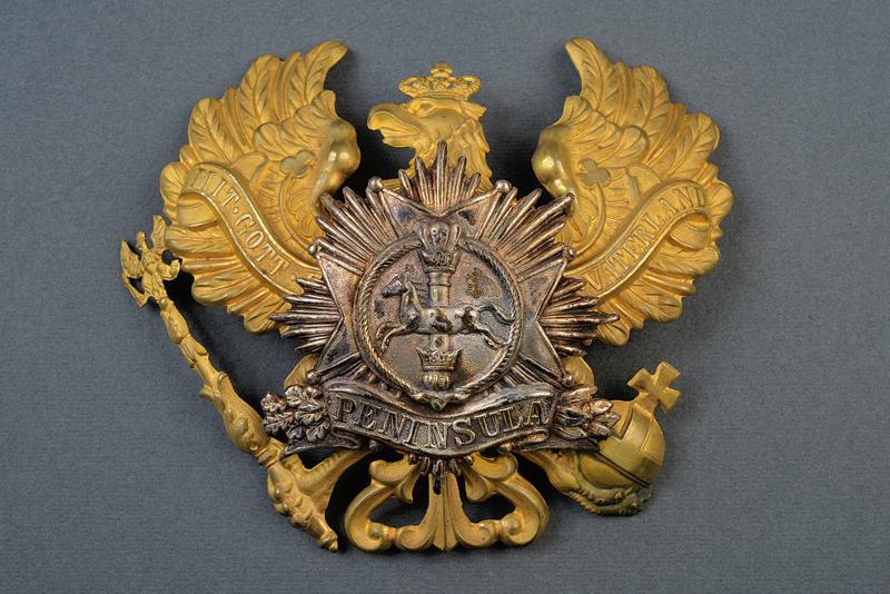 Fregio da elmo da truppa del Braunschweigisches Infanterie-Regiment Nr. 92
