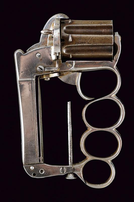 Rarissimo pepperbox revolver tipo Apache/Delhaxe