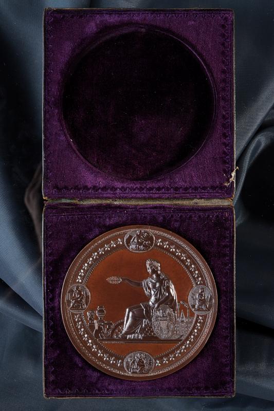 Medaglia in bronzo "INTERNATIONAL EXHIBITION PHILADELPHIA 1876" 