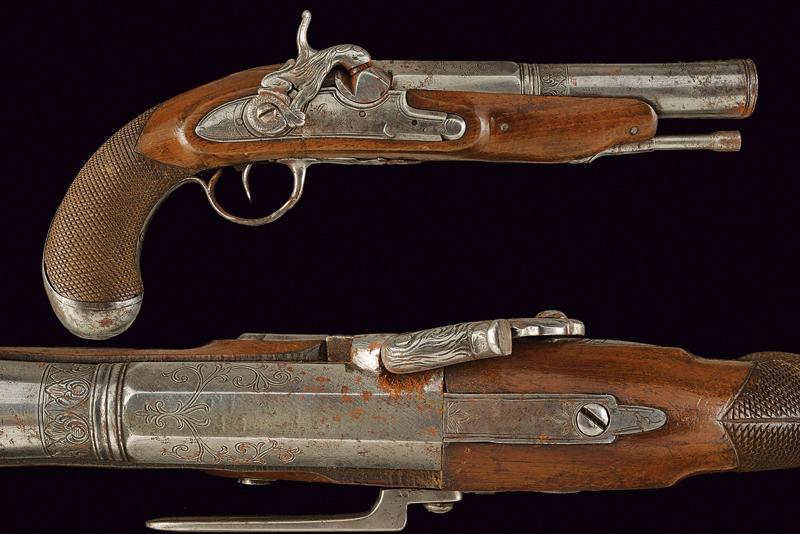 Pistola a luminello con canna a tromboncino