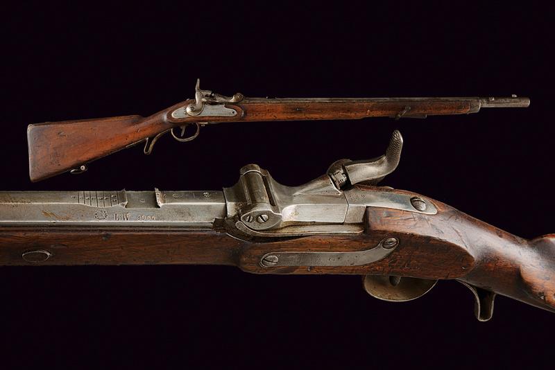 Jagerstutzen Mod. 1867 con sistema Wanzel a retrocarica