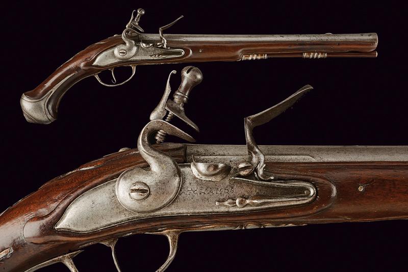 Pistola a pietra focaia by Fafchamps