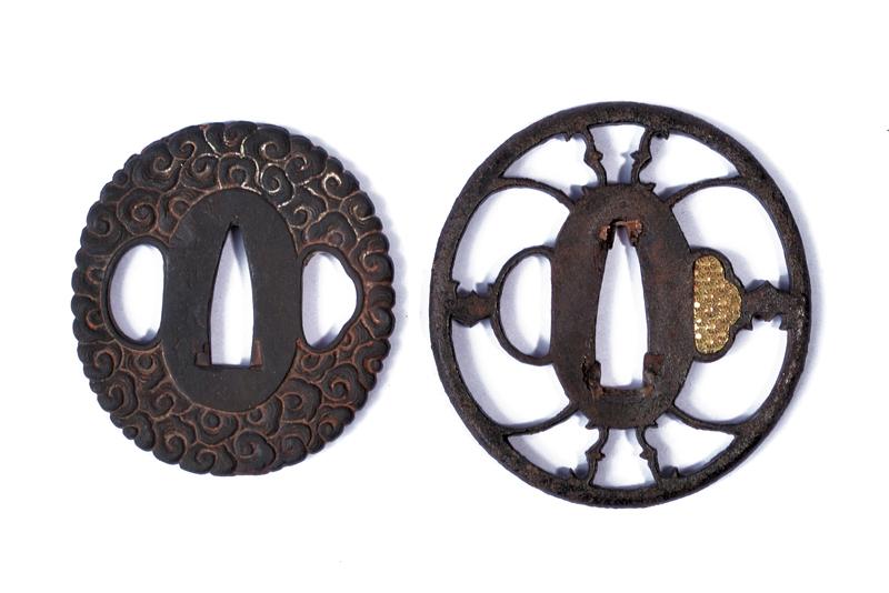 Lotto di due tsuba