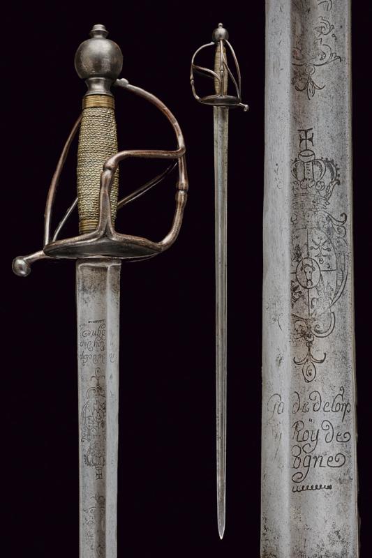 Rarissima spada della "Garde du Corps du Roy de Pologne"