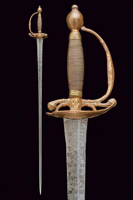 Rarissima spada del reggimento "Carabiniers de M.gr le Comte de Provence"