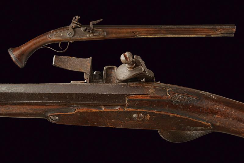 Pistola militare a pietra focaia