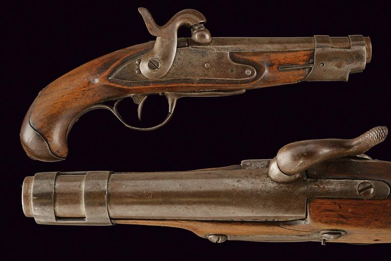 Pistola da gendarmeria Mod. AN IX ridotta a luminello