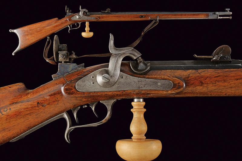 Carabina federale a luminello Mod. 1864 con diottra