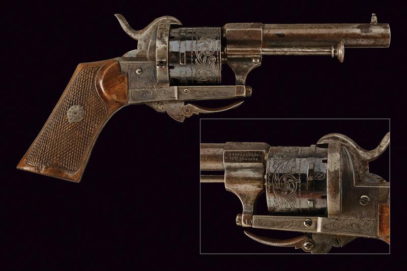 Revolver a spillo Lefaucheux inciso