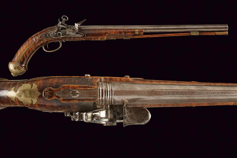 Pistola a pietra focaia alla romana
