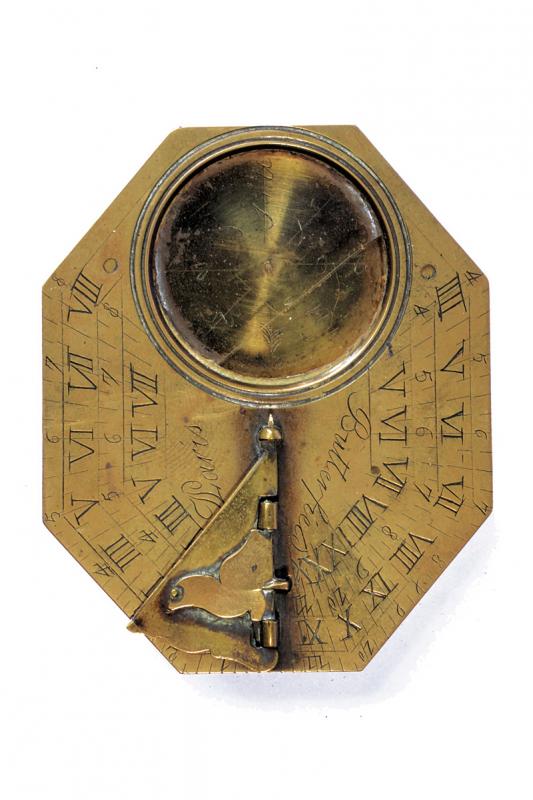 Orologio solare con bussola di Butterfield