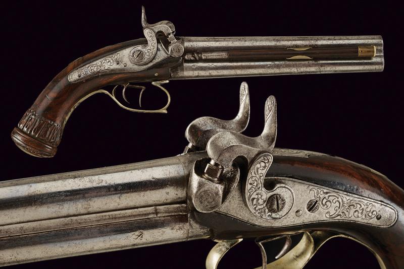 Pistola a luminello a due canne sovrapposte