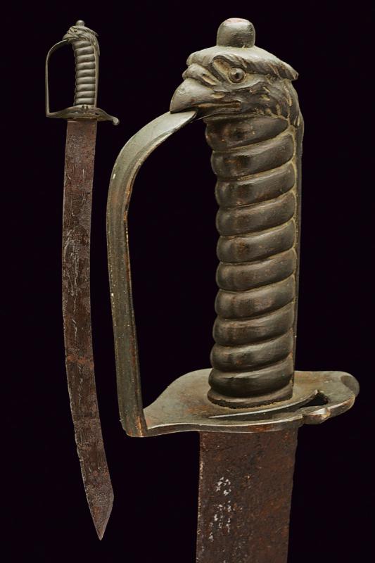 Raro sabro da sergente del Corpo Reale di Artiglieria Mod. 1777