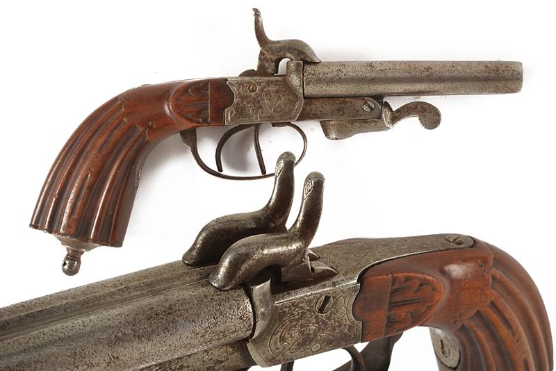 Pistola a spillo a due canne