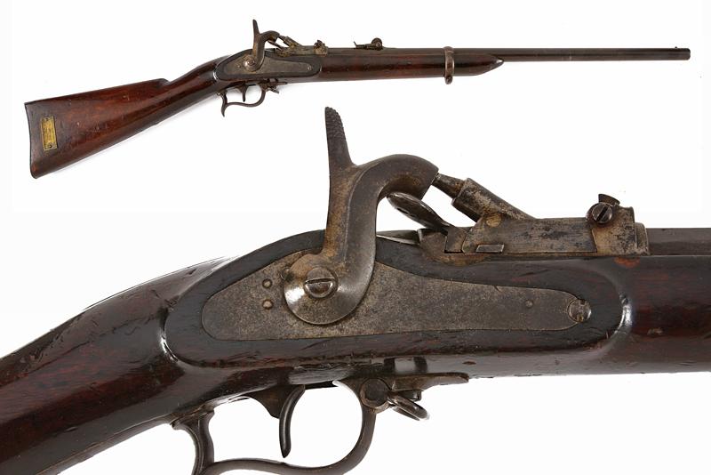 Carabina Milbank-Amsler a retrocarica