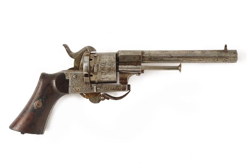 Revolver Lefaucheux a spillo inciso