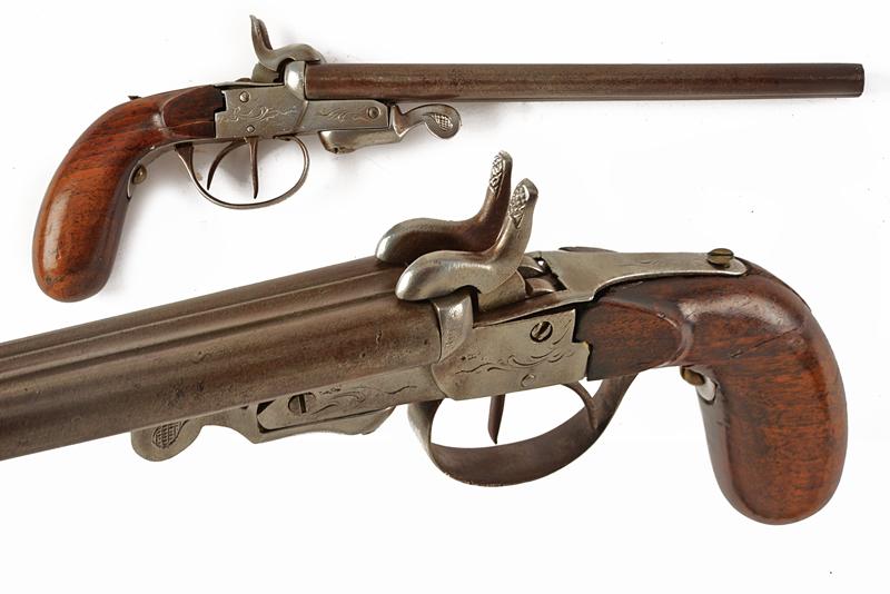 Pistola a spillo a due canne