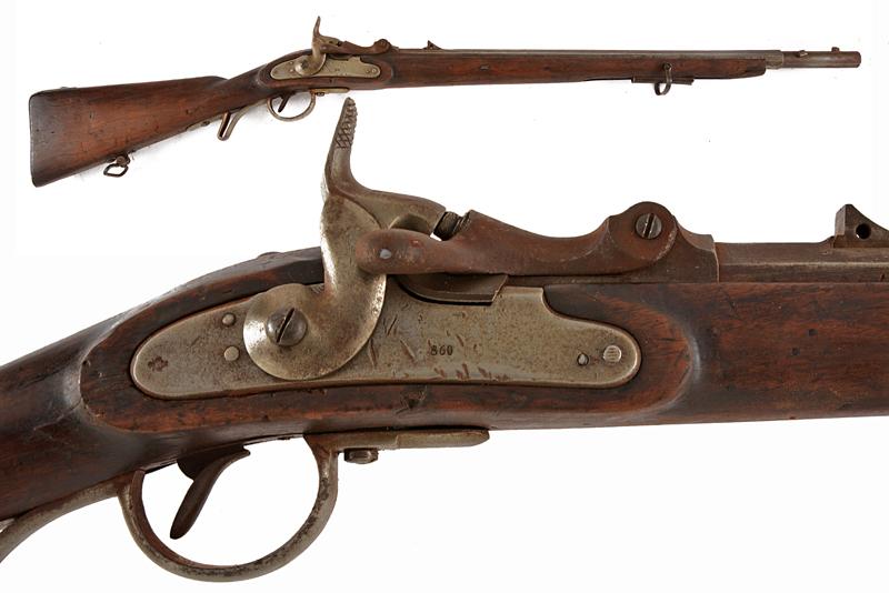 Jagerstutzen Mod. 1867 con sistema Wanzel a retrocarica