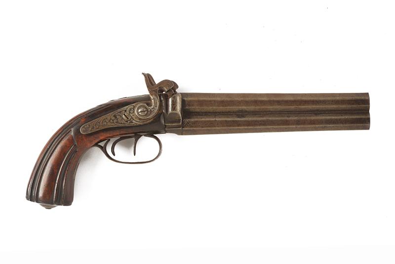 Pistola a luminello a canne sovrapposte