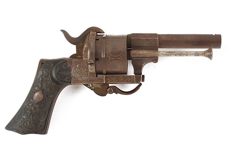 Revolver Lefaucheux a spillo, marcato Collette