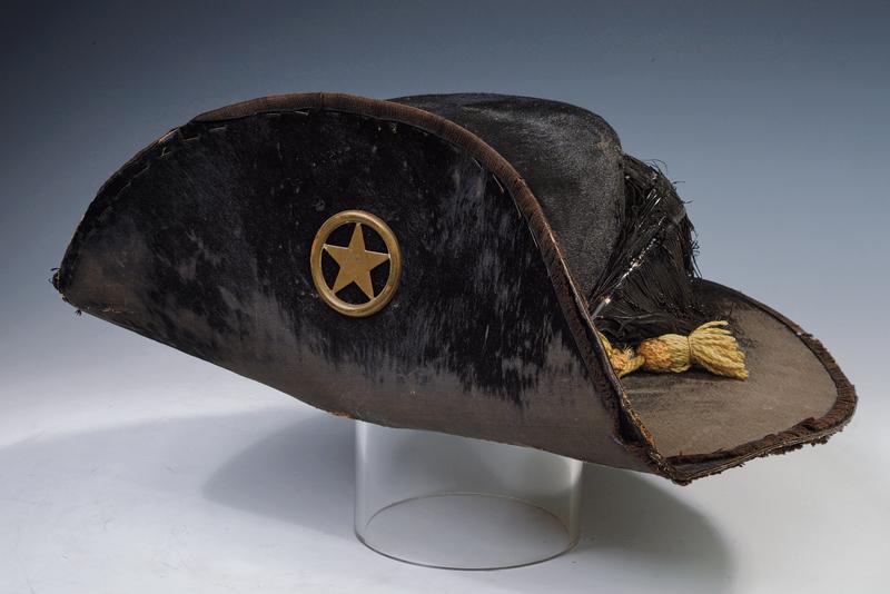 Raro cappello da confederato ufficiale di cavalleria del Texas