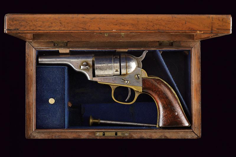 Colt 3-1/2" Round (Ctg.) Barrel w/o Ejector "Solid Barrel Type" in cassetta