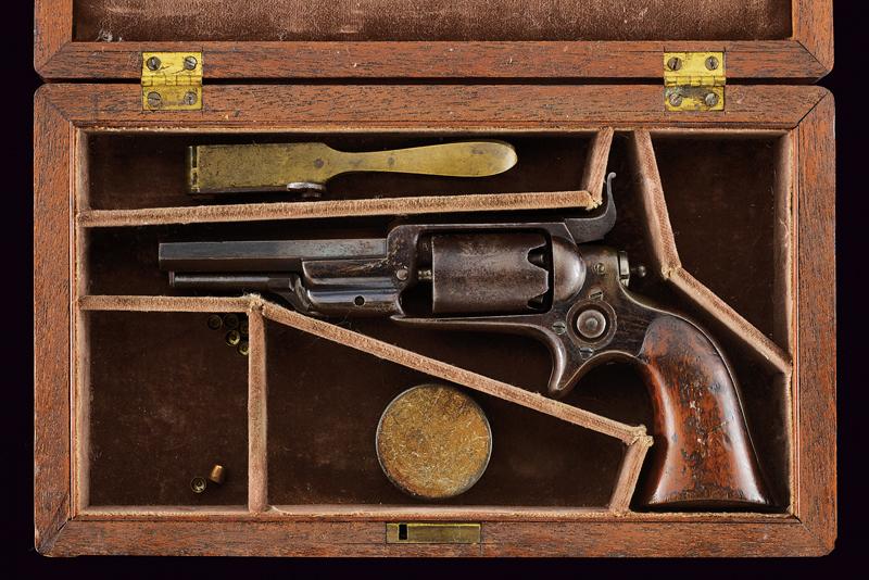 Colt Model 1855 Sidehammer Pocket Revolver in cassetta