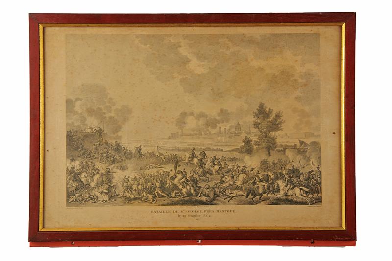 "Battaille de S.t George, près a Mantue le 29  Fructidor An. 4"