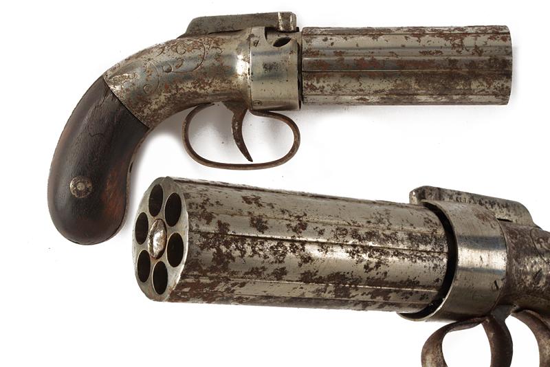 Pepperbox revolver a luminello