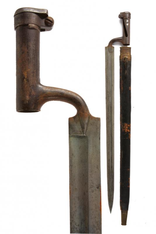Baionetta a ghiera mod. 1854 con fodero