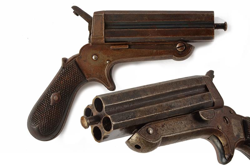 Pistola a retrocarica sul tipo Sharps