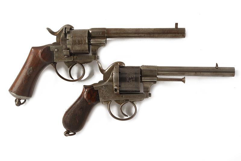 Lotto di due revolver a spillo