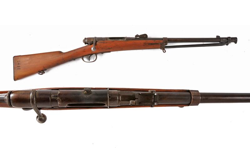 Fucile Vetterli a retrocarica mod. 1870 con baionetta