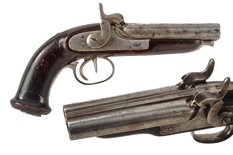 Pistola a luminello a due canne
