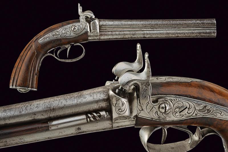 Pistola a due canne sovrapposte a luminello di Beretta