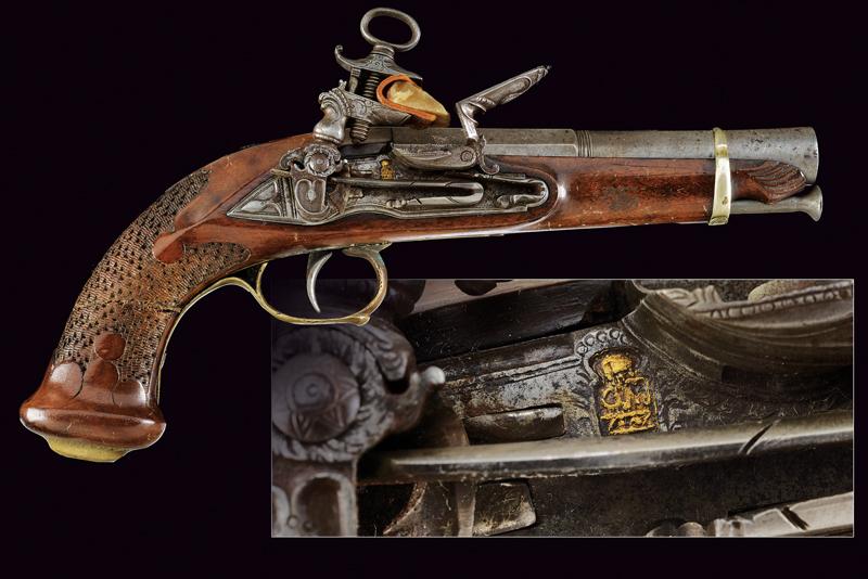 Pistola a a pietra focaia alla micheletta