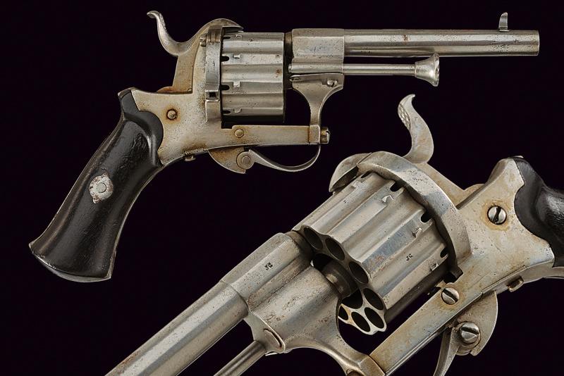 Piccolo revolver a spillo a dieci colpi di Lepage Frères 