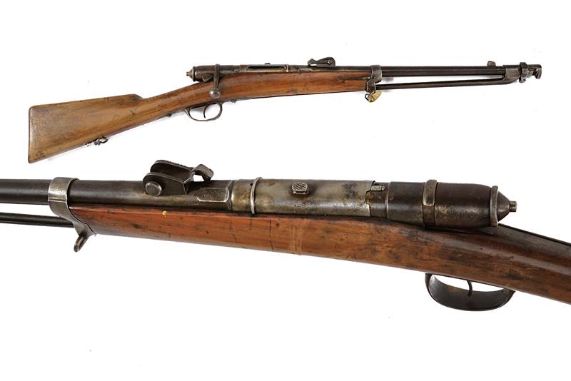 Moschetto Vetterli da cavalleria mod. 1870 con baionetta