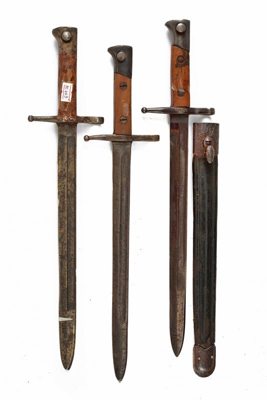 Lotto di tre baionette Mod. 1891