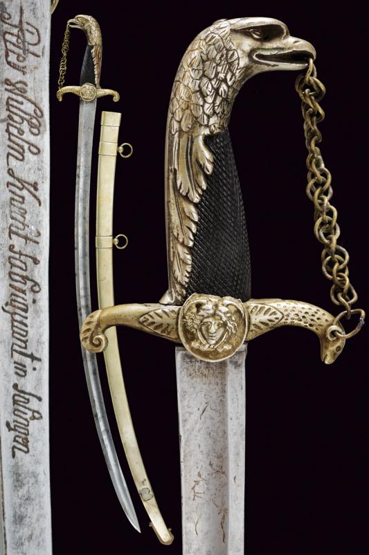 Interessante sciabola di Peter Wilhelm Knecht