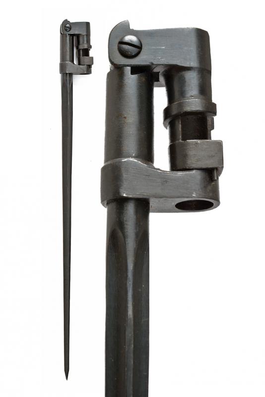 Rara baionetta pieghevole Semin M44 per fucile Mosin