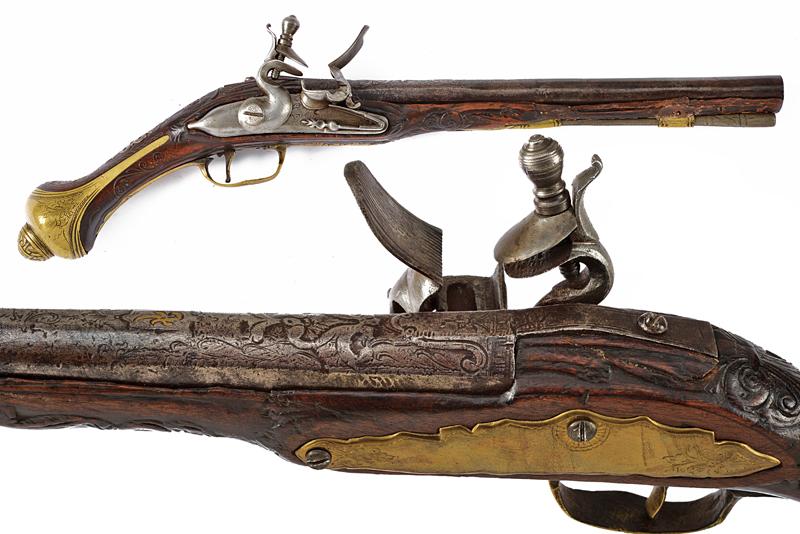 Pistola a pietra focaia