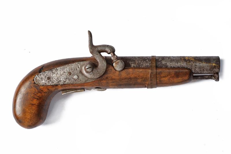 Pistola a luminello con inusuale grilletto