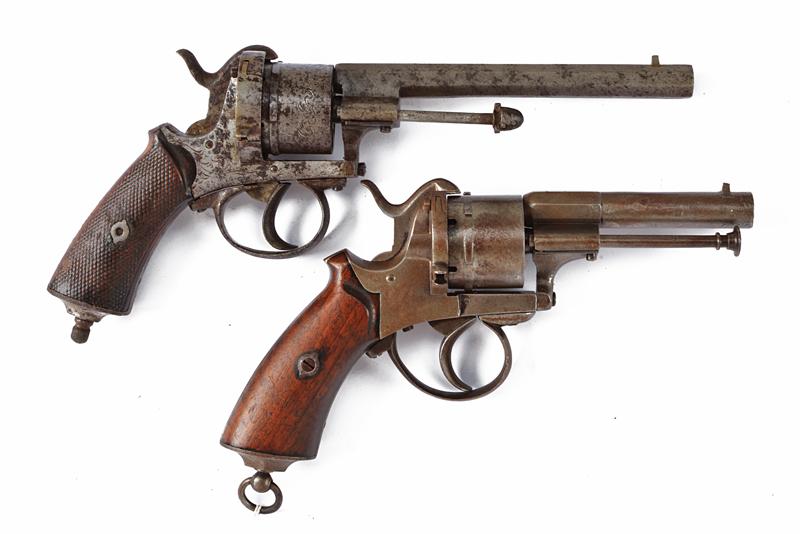 Lotto di due revolver a spillo