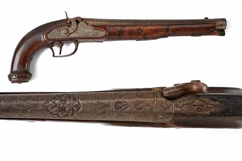 Pistola a luminello con bella canna