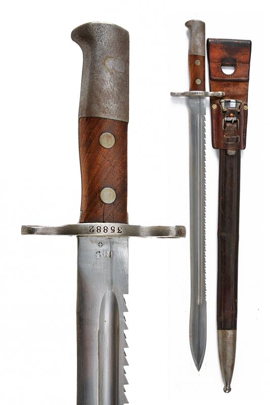 Baionetta Mod. 1914 con dorso a sega da musicante